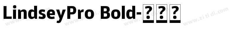 LindseyPro Bold字体转换